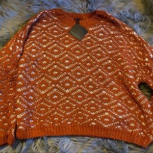 New Chunky Orange sweater